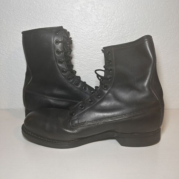 Addison Shoe Company 1978 Vintage Biltrite Boots Mens Size 8W Lace Up Steel Toe - Picture 9 of 10